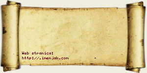 Andjelina Dakić vizit kartica